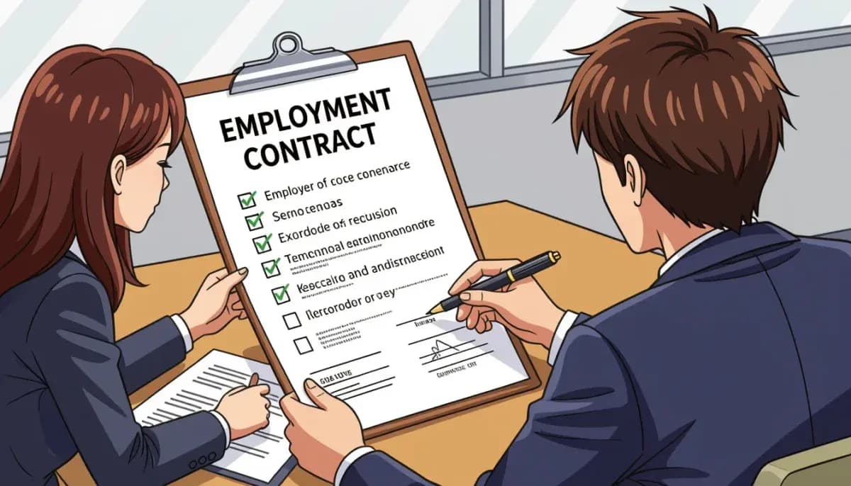 雇用契約書の確認ポイントと注意点