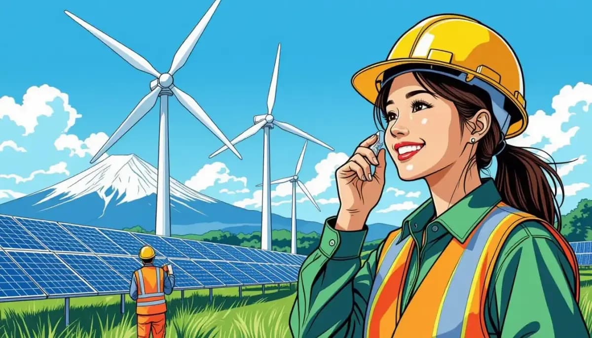 グリーンエネルギー産業の外国人求人