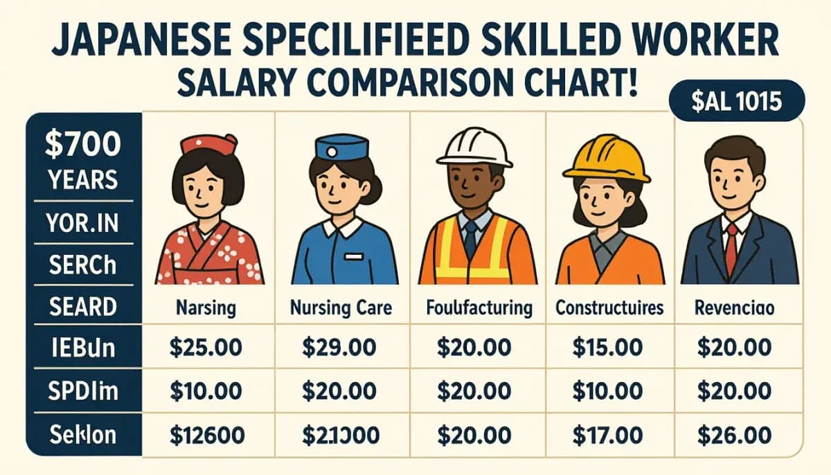 特定技能の給与相場と待遇を業界別に解説